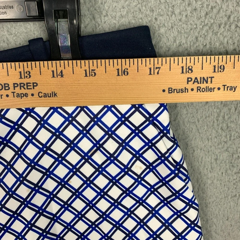 Tory Burch Sport Skirt Women's Large L Performance Golf Tennis Blue/White